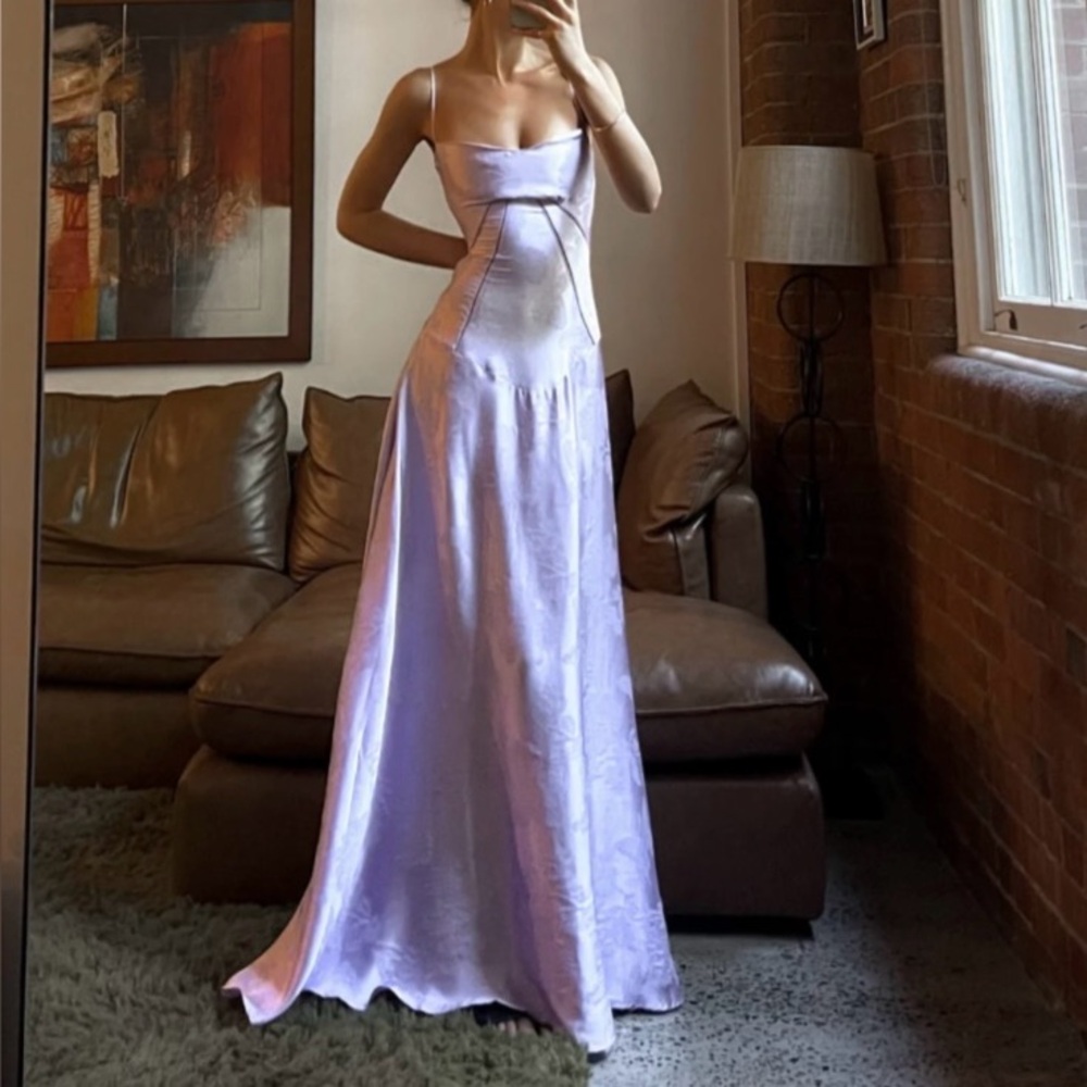 Lavender Evening Gown